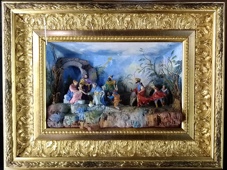 Luciano TESTA, Nativita con adorazione dei Magi